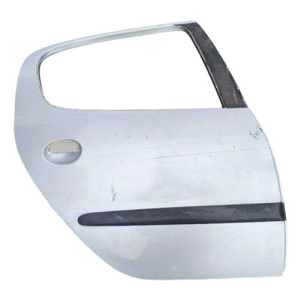 Porta Traseira Direita Peugeot 206 4p 2001 2002 2003 2004 Traseira Direita Prateado