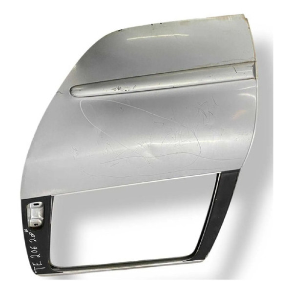 Porta Traseira Esquerda Peugeot 206 Sw 2008 A 2010 Detalhe Traseira Esquerdo Prateado