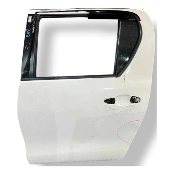 Porta Traseira Esquerda Toyota Hilux 2016 2017 2018 Detalhe Traseira Esquerdo Branco