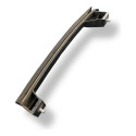 Canaleta Guia Vidro Dianteiro Direito Chevrolet Sonic 2013 Preto