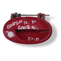 Maçaneta Externa Dianteira Direita Corsa 1.0 2003 24434867  Vermelho Dianteira
