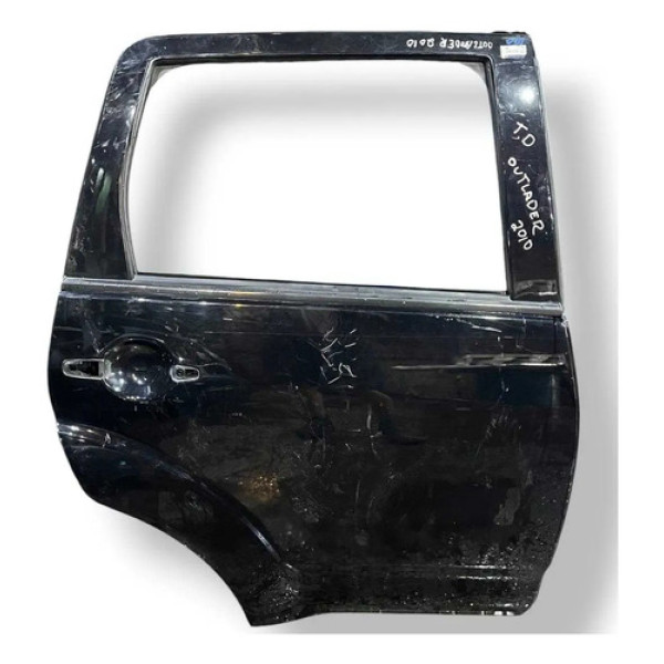 Porta Traseira Direita Mitsubishi Outlander 2008 2009 A 2013 Traseira Direito Preto
