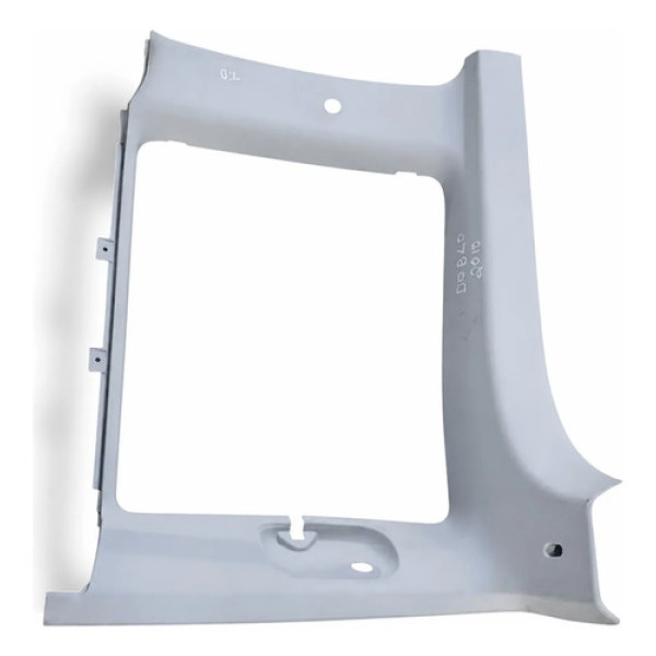 Moldura Coluna Traseira Direita Fiat Doblo 2013/17 100178877 Branco