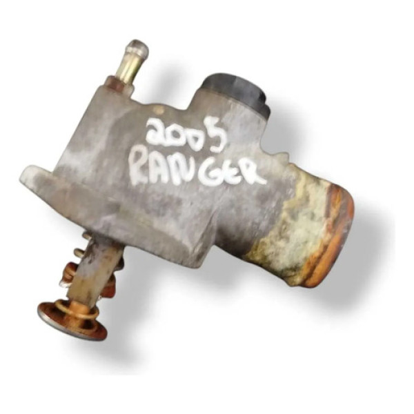 Tampa Carcaça Válvula Termostática Ford Ranger 3.0 2005 2006 Prateado