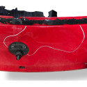 Tampa Traseira Cross Fox Elite 2010 2011 2012  Detalhe Vermelho
