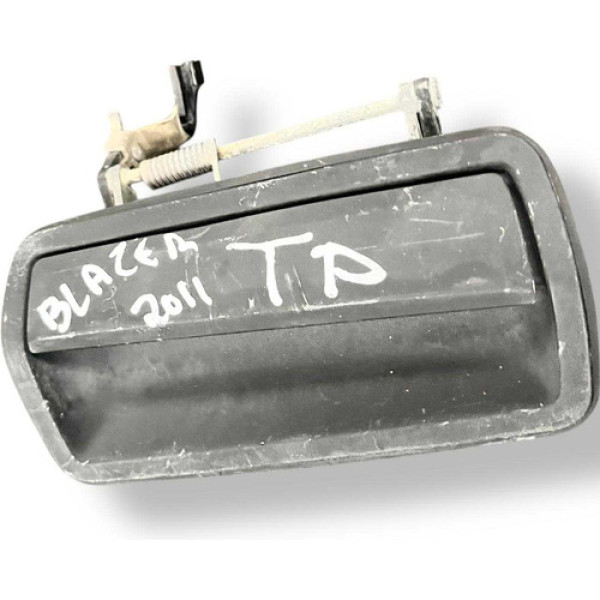 Maçaneta Externa Traseira Direita Chevrolet Blazer 2.4 2011 Branco Traseira