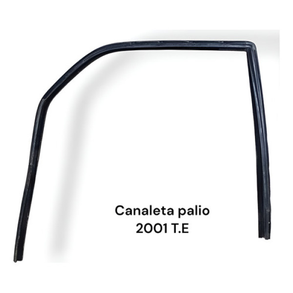Canaleta Porta Traseira Esquerda Fiat Palio 2000/2001/2002