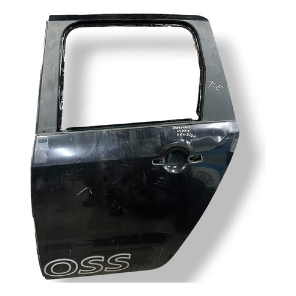 Porta Traseira Esquerda Citroën Aircross 2011 2012 Detalhe Traseira Esquerdo Preto