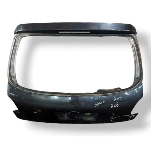 Tampa Traseira Porta Malas Peugeot 206 2003 2004 C/detalhe Preto