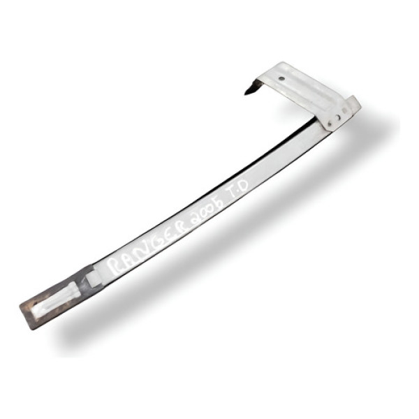 Canaleta Guia Vidro Traseiro Direito Ford Ranger 2005 2006 Prateado