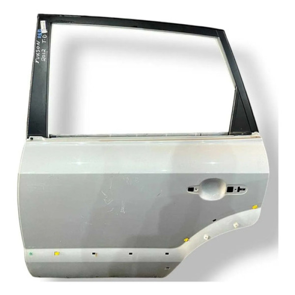 Porta Traseira Esquerda Hyundai Tucson 2009 2010 2011 2012 Traseira Esquerdo Prateado