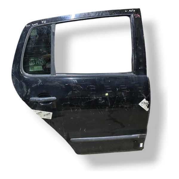 Porta Traseira Direita Volkswagen Fox 2009 2010 2011 Detalhe Traseira Direito Preto