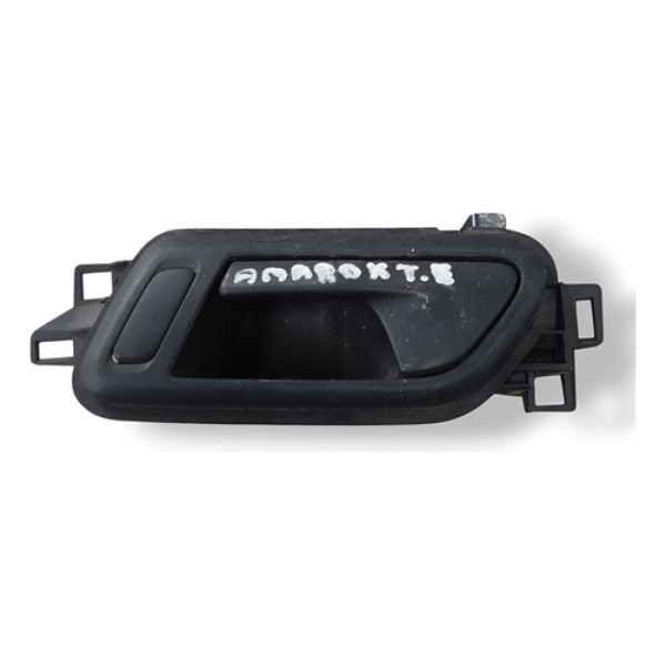 Maçaneta Interna Traseira Esquerda Vw Amarok 2018 2h0959527 Preto Traseira