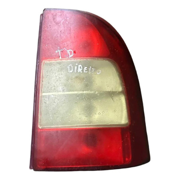 Lanterna Traseira Direita Fiat Strada 2008 2009 2010 2011 Direito/passageiro Preto