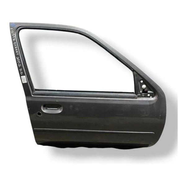 Porta Dianteira Direita Ford Fiesta Street 2002 2003 2004 05 Dianteira Direita Cinza
