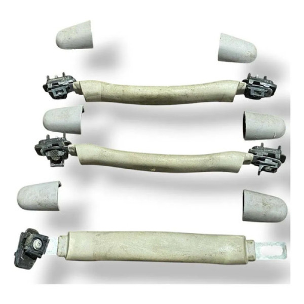 Kit Alça Teto Pqp Puxador Kia Sportage 2008 2009 Original Prateado