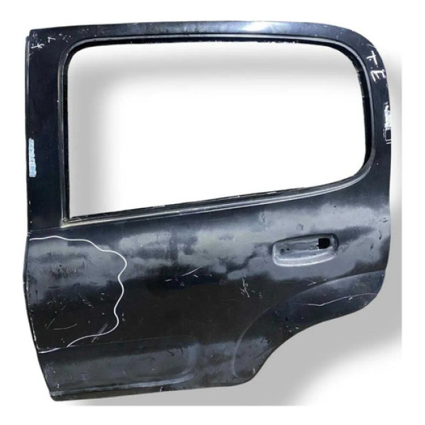 Porta Traseira Direita Fiat Uno Vivace 1.0 2011 2012 Detalhe Traseira Esquerdo Preto