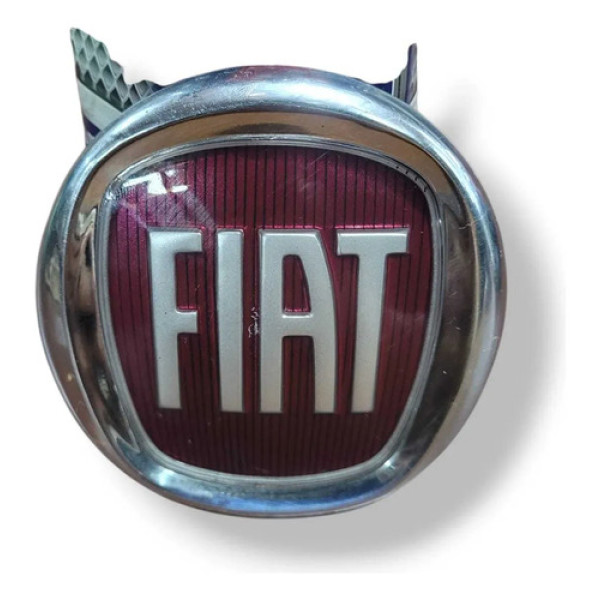 Emblema Fechadura Tampa Traseira Fiat Uno 2008 2009 2010 Vermelho