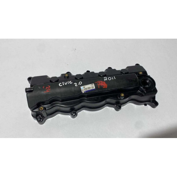 Tampa De Válvula Honda Civic 2011 2.0 Pa66gf33 Preto