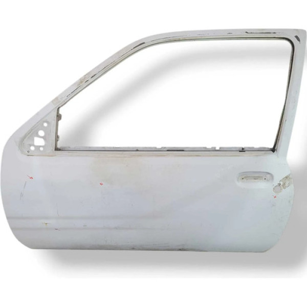 Porta Dianteira Esquerda Com Detalhes Ford Courier 2005 2p Dianteira Esquerdo Branco