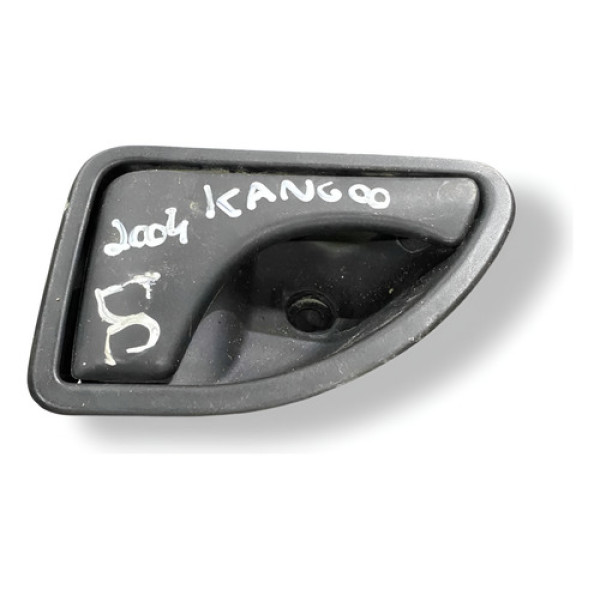 Maçaneta Interna Dianteira Direita Kangoo 2004 8200247803 Prateado Dianteira