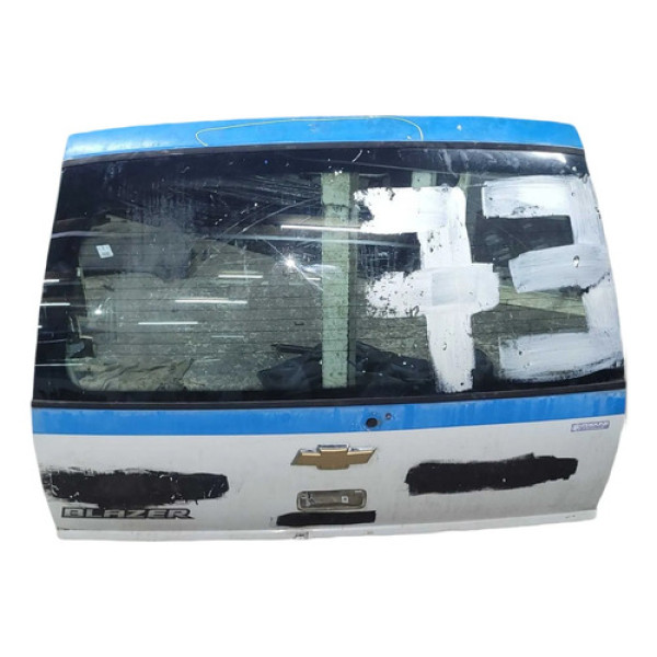 Tampa Traseira Chevrolet Blazer 2008 2009 2010 2011 Detalhe Azul