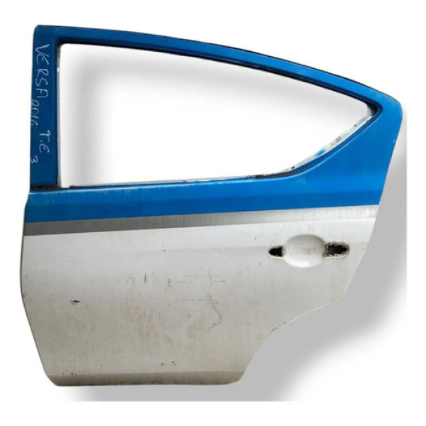 Porta Traseira Esquerda Nissan Versa 2014 2015 2016 2017 Traseira Esquerdo Branco
