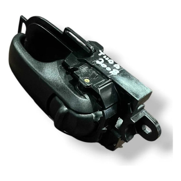 Maçaneta Interna Dianteira Esquerda Nissan Tiida 2008 2009 Preto Dianteira