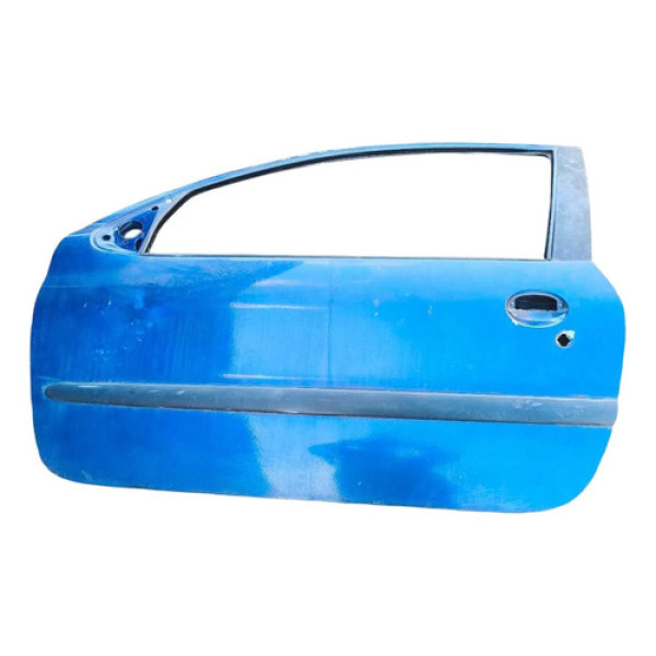 Porta Dianteira Esquerdo Peugeot 206 2p 2003 2004 2005 2006 Dianteira Esquerda Azul
