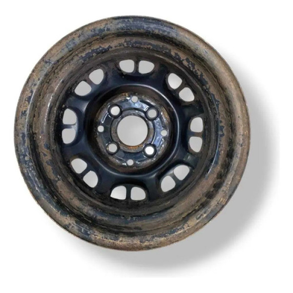 Roda Ferro Avulsa Aro 13 Volkswagen Gol Parati Polo Golf Preto