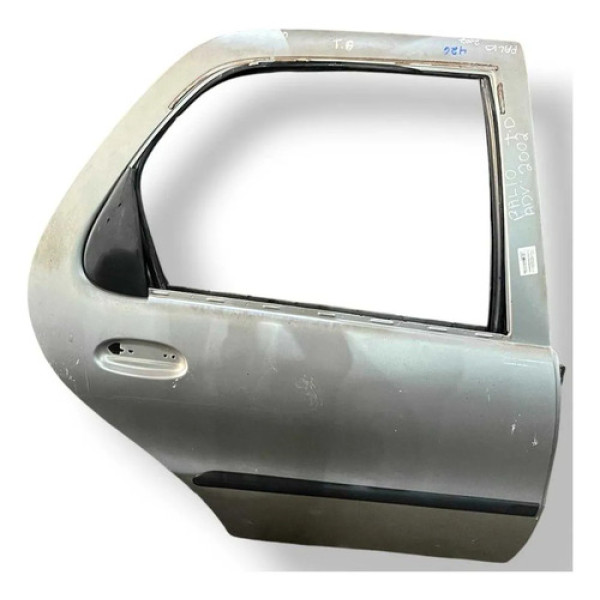 Porta Traseira Direita Fiat Palio Adventure 2002 2003 2004 Traseira Direito Prateado