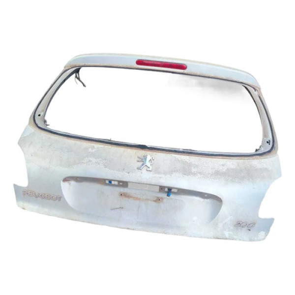 Tampa Traseira Porta Malas Peugeot 206 2001 2002 2003 2004 Prateado