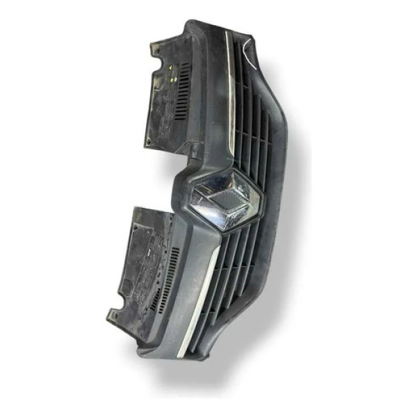 Grade Superior Dianteira Sandero 2015 Detalhe 623101991 Preto Fosco