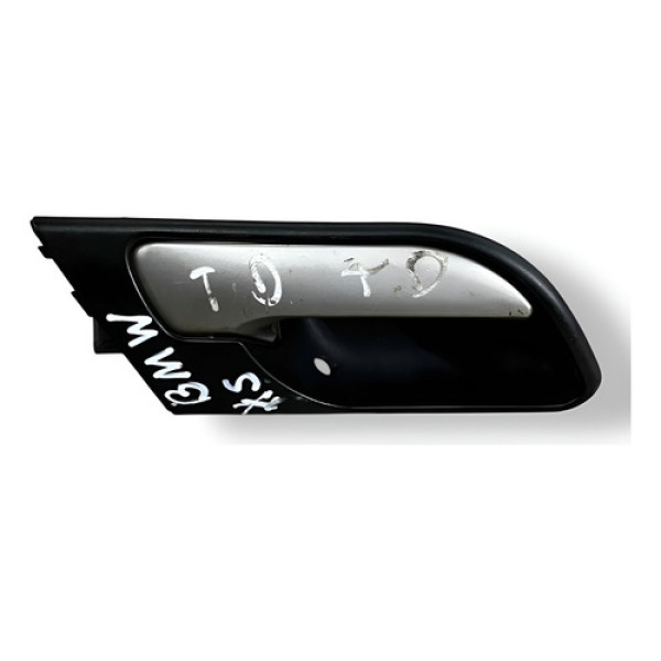 Maçaneta Interna Traseira Direita Bmw X5 2001 2002 8408626 Prateado Traseira