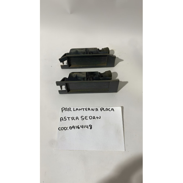  Par Lanterna Placa Gm Astra Meriva Vectra 1.8 2000 09164148
