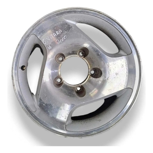 Roda Ferro Aro 16 Suzuki Grand Vitara 1999 2000 2001 2002 Prateado