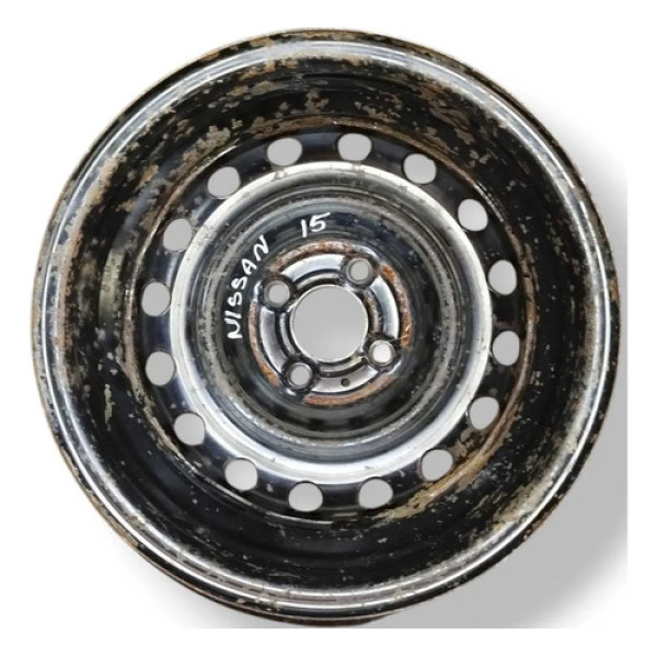 Roda Ferro Aro 15 Nissan Livina Tiida Preto