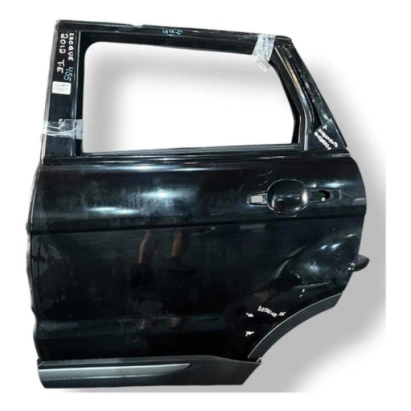Porta Traseira Esquerda Land Rover Evoque 2011/2018 Detalhe Traseira Esquerdo Preto