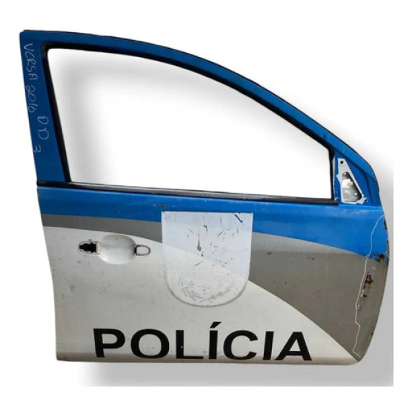 Porta Dianteira Direita Nissan Versa 2015 2016 C/detalhe Dianteira Direito Branco
