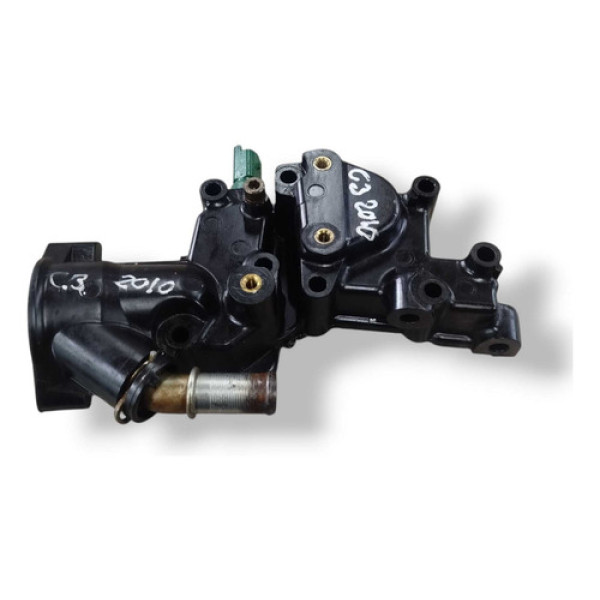 Carcaça Válvula Termostática Citroën C3 2010 9654775080 