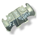 Suporte Maçaneta Externa Traseira Esq Corsa 2008 90306412 Prateado Traseira