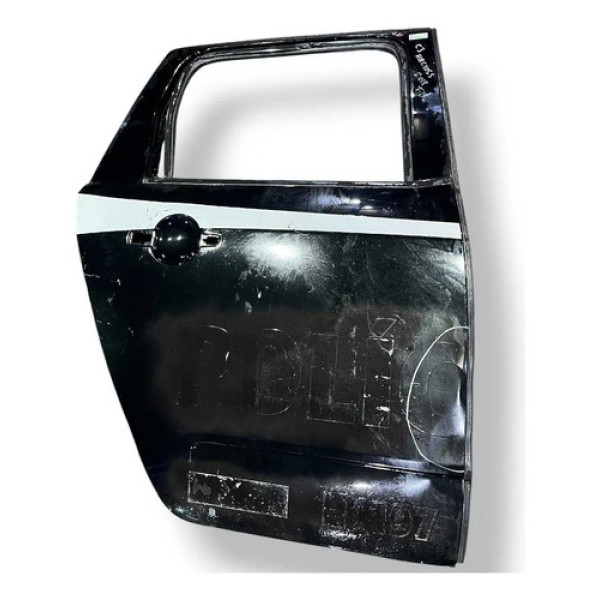 Porta Traseira Direita Citroen C3 Aircross 2017/2018 Detalhe Traseira Direita Preto