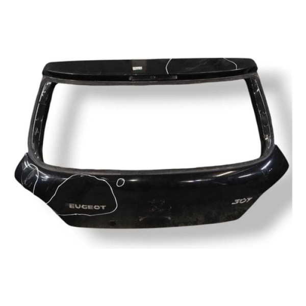 Tampa Traseira Peugeot 307 2008 2009 2010 2011 Com Detalhe Preto