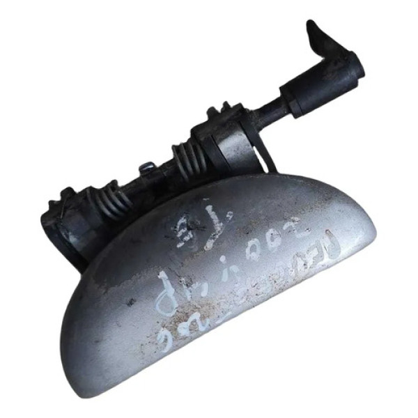 Maçaneta Externa Traseira Esquerda Peugeot 206 2001 A 2004 Prateado Traseira