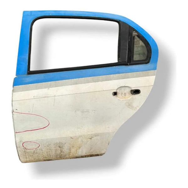 Porta Traseira Esquerda Voyage Gol G6 2014/2015/2016 Detalhe Traseira Esquerdo Branco