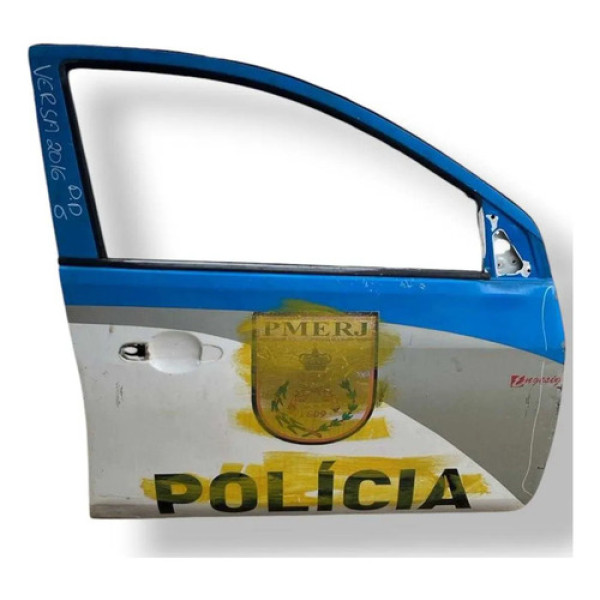 Porta Dianteira Direita Versa 2014 2015 2016 2017 C/detalhe Dianteira Direito Branco
