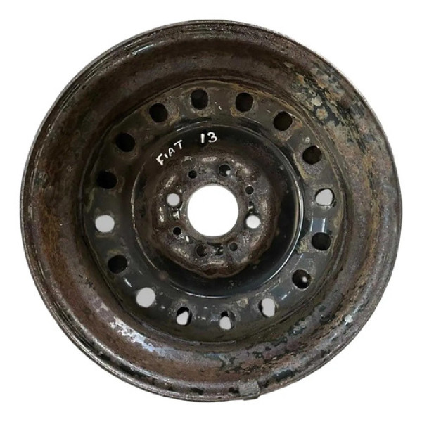 Roda Ferro Avulso Aro 13 Fiat Palio Uno, Palio, Siena Preto