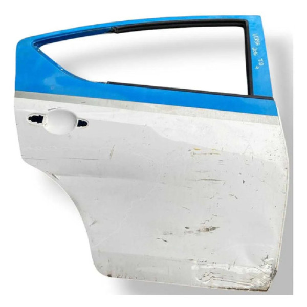 Porta Traseira Direita Nissan Versa 2015 2016 2017 Detalhe Traseira Direito Branco
