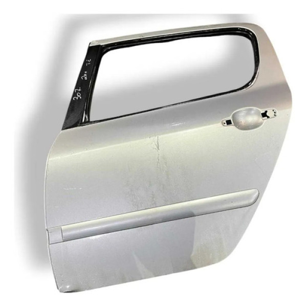 Porta Traseira Esquerda Peugeot 307 - 2009 2010 2011 2012 Traseira Esquerdo Prateado