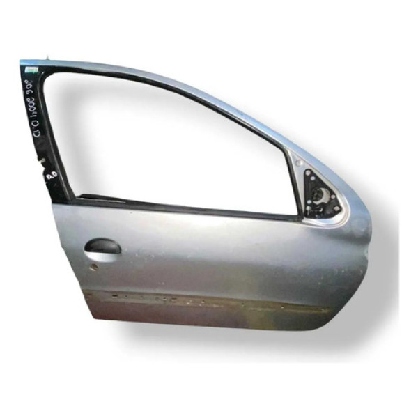 Porta Dianteira Direita Peugeot 206  2002 2003 2004 2005 Dianteira Direita Prateado
